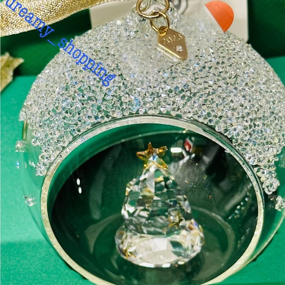 NIB Swarovski Exclusive 2023 Balls With Christmas Tree Set/2 Ornaments #5658125 - Picture 10 of 16